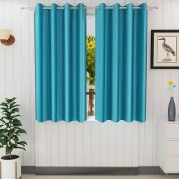 150 cm (5 ft) Polyester Window Curtain (Pack Of 2)-0