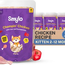 Natural Healthy Wet Kitten Food (2-12 Months) Chicken, Liver 0.84 kg (12x0.07 kg) Wet Young Cat Food-image-86