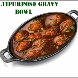 (Pack of 1) Exclusive Classical Designer Serving Platter for Multipurpose Use. Sizzler Tray-4