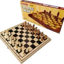 Wooden Folding Chess Set, Handmade Game Board Interior for Storage for Kids 4 cm Chess Board-picture-18