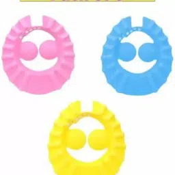 3 Pcs Baby Shampoo Shower Bathing Protection Bath Soft Cap Soft Adjustable-image-2