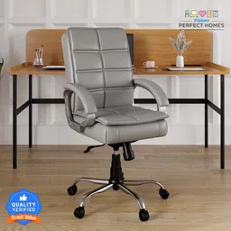 flipkart perfect homes LEO Leatherette Office Executive Chair-picture-4