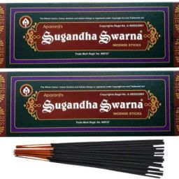 Box Pack of 2 (43 Sticks Per Box) Sugandha Swarna Incense Sticks Aggarbattis Scented-24
