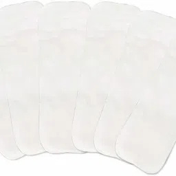 5 Layers Bamboo Charcoal Diaper Inserts Liners Natures Cloth Diaper Liner, Wetfree Reusable Washable Cotton Diaper Nappy Inserts for Baby Cloth Diapers Liners (Pack of 6, White)-14