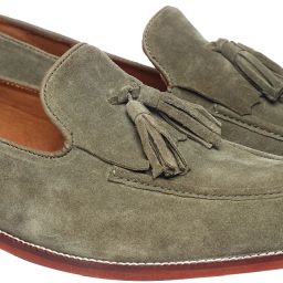 Nikolas– Olive(Suede) Colored – Argentinian Leather Sole Party Wear For Men-image-3