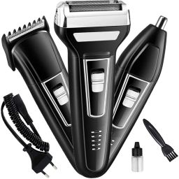 GIE Waterproof Rechargeable Hair Clipper 3in1 Professional 3mm-9mm Trimming Range 43 Fully Waterproof Grooming Kit 0 minRuntime 4 Length Settings-image-11