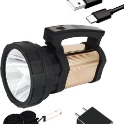Big Waterproof Metal Body Rechargeable Emergency light 5 hrs Torch Emergency Light-26