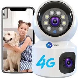 InvisiCam 4G 5+5MP CCTV Security Camera 360° Pan & Tilt|2-Way Audio Security Camera-2