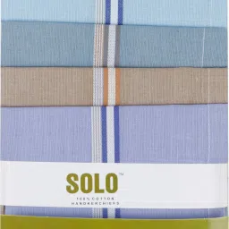 Solo LIGHT COLOR MENS COTTON ["Multicolor"] Handkerchief-image-30