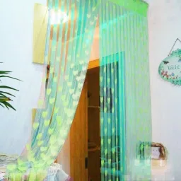 213 cm (7 ft) Polyester Door Curtain Single Curtain-image-18