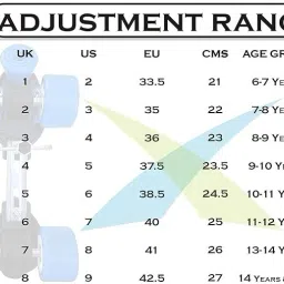 jaspo Cruiser Senior Players Quad Adjustable Roller Skates Combo (Suitable for 6 to 14 Years) Skating Kit image 3