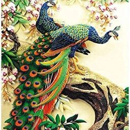 5D Diamond Painting Kit Diy Diamond Painting by Number Kits for Adults & Kids Canvas 16 inch x 12 inch Painting-image-24