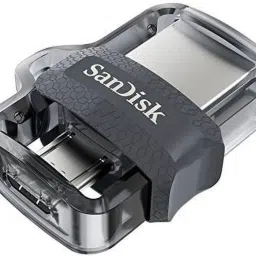 SanDisk OTG 3.0 Dual Drive 32 GB Pen Drive (Black) 4.3855 Ratings & 92 Reviews 32 GB Pen Drive Compatible with Laptop, Audio Player, Desktop Computer, Tablet USB 2.0 Plastic Case-15