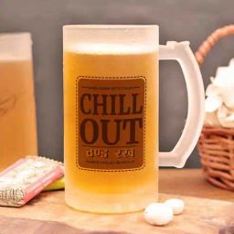 Chill Out 400 ml Glass Beer Mug-image-99
