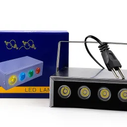 Compact RGB LED Temple Light – Button Controlled Speed for Decor Disco Ball Set-17