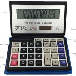 pw pencilwala CT-8855V FOLDING CALCULATOR WITH SMART AND SOFT BUTTON Financial Calculator image 3