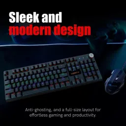 Verity Onyx RGB Mechanical Keyboard Wired USB Standard Multi-device Keyboard Compatible with Desktop, Laptop, Mac image 4