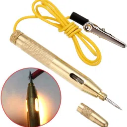 uptodateprouducts DC 6V 12V 24V Copper Auto Car Light Circuit Tester Analog Battery Tester image 3