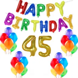 Combo for 45th Birthday Party Decoration items-image-93