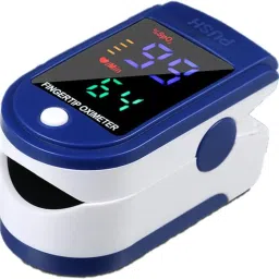 Digital Finger Pulse Oximeter for Oxygen & Heart Rate Track LED DISPLAY BATTERY Multi-Range Ohmmeter-2