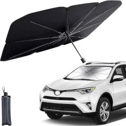 Car Windshield Sunshade Protector Foldable 3 Layers UV Block and Heat Insulation Umbrella-image-22