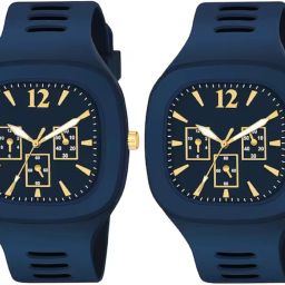 Skz-046 Analog Watch - For Men Square Dial Silicone Strap Gift Watch For Boys-image-76
