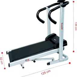 avon Fitx , Single Function Manual Jogger, foldable by Manual Knob Lock incline Treadmill image 4