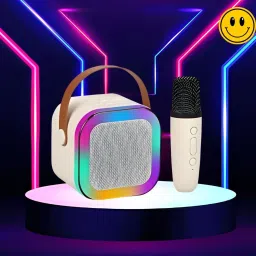 GUGGU K12 (PORTABLE DESKTOP BLUETOOTH SPEAKER) Crydtal Sound With RGB LightI263 10 W Bluetooth Laptop/Desktop Speaker-image-11