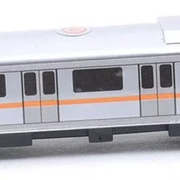 Plastic metro train engine , without battery with pullback action-0