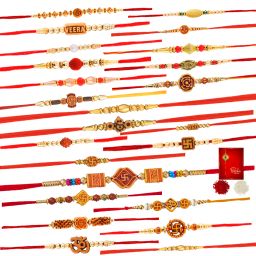 Designer 24-ASSORTED-GREET Assorted Rakhi Set-image-32
