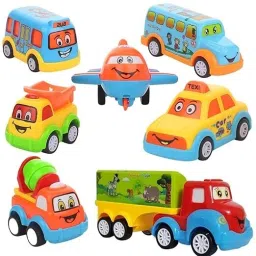 Kids Vehicles Unbreakable Automobile Car Toy Set - Pack of 5 Friction-Powe-18