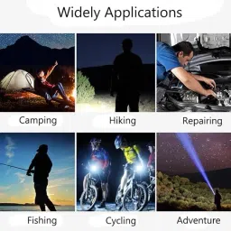 SUICUNE Led Torch 1200 Lumens Flash Light with Keychain Light 6 lx Camera LED Light image 4