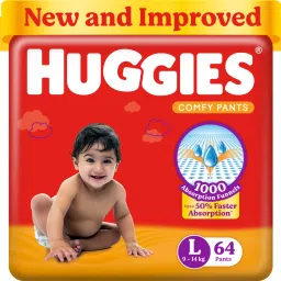 Comfy Baby Diaper Pants, Upto 50% Faster Absorption - L-image-10