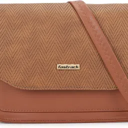 Tan Women Sling Bag - Mini Textured-59