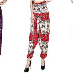 narnari Printed Rayon Women Harem Pants-picture-33