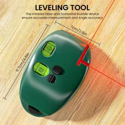 zitronix Electronic Red Light Laser Level Self Leveling Tool Measurement Tape image 2