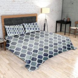 sj designer 180 TC Cotton King Printed Flat Bedsheet-picture-23