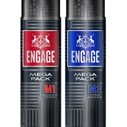engage M1 & M2 Mega Pack Perfume Spray Combo for Women 160ml x2,Long Lasting Fragrance Deodorant Spray - For Men-picture-47