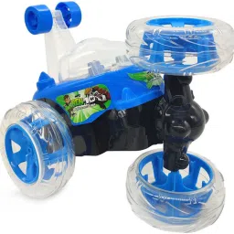 bmt BEN-10 Rechargeable- Remote Control 360 Degree Rotating Stunt CAR for Kids B11 image 3
