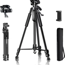 Flipkart SmartBuy Camera Tripod Stand with 360° Rotatable Detachable Head and Phone Mount with Bag Tripod Kit-image-15