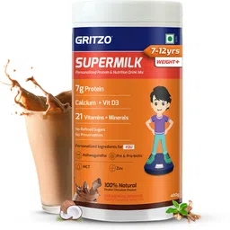 gritzo SuperMilk Weight+ (7-12y), 7g Protein (Double Chocolate)-picture-41