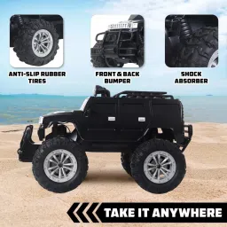 wembley Rechargeable Adventure Jeep Off Roader All-Terrain & 4 Headlight Mode RC Car image 5