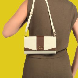White Women Sling Bag Hilite Duo-image-77