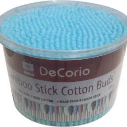 500pcs/Box Double Head Cotton Swabs Nose Ears Cleaning Health Care BLUE-image-62