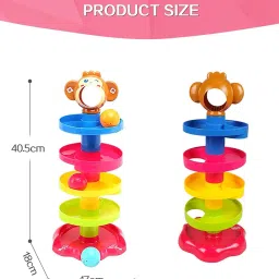 tirth 5 Layer Plastic Stack, Drop and Go Ball Drop (Multicolor) image 4
