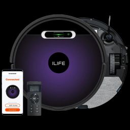 ILIFE V3s Max Robotic Vacuum Cleaner & Mop with Wi-Fi Connectivity (Alexa & Google Assistant, Purple)-image-96