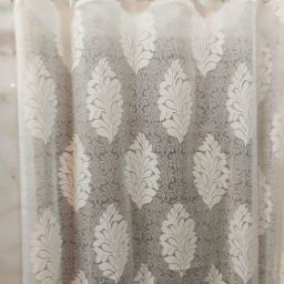harnay 214 cm (7 ft) Polyester, Net Transparent Door Curtain (Pack Of 2) image 3