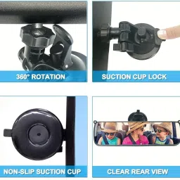 hannea Manual Rear View Mirror For Universal For Car Universal For Car image 3