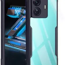 Pouch for Vivo T1 Pro '5G' , Transparent Hybrid Hard PC Back TPU Bumper, Vivo T1 Pro 5G-image-67