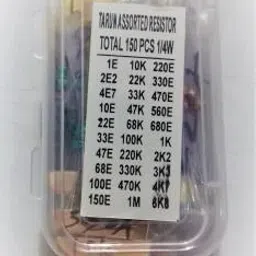 Resistor Box (Assortment of 150 Resistors and 30 Values)1/4 Watt Fixed Resistor-21